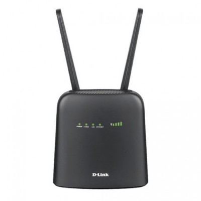 D-Link DWR-920V N300 4G LTE 2 Antenna WiFi Router (4G + Broadband Giga Lan Port)